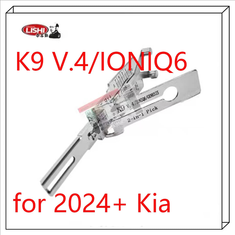 2026 NEW Lishi 2-in-1 Pick/Decoder for 2024+ Kia/Hyundai/Genesis w/CUTOUT K9 V.4 LOCKSMITH TOOL