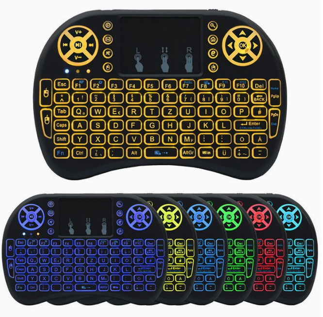 Smart TV Box with Mini Wireless Keyboard