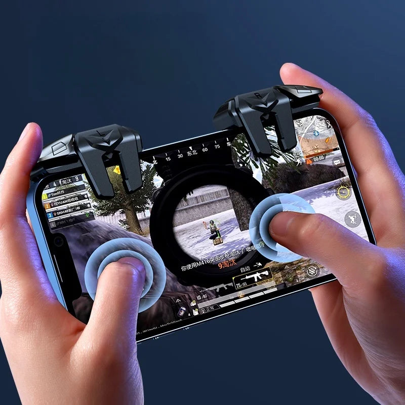 The G21 mobile game trigger is an ergonomic retractable gamepad with auxiliary buttons and mechanical buttons for mobile games